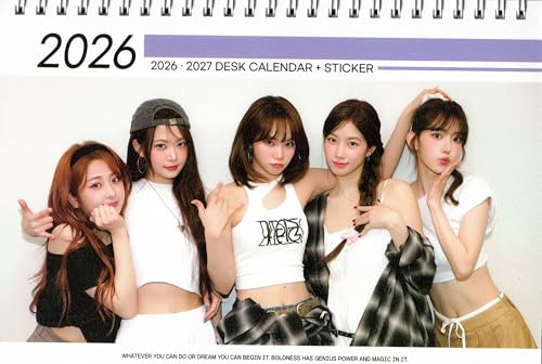 ルセラフィ グッズ 卓上 カレンダー (写真集 カレンダー) 2026~2027年 (2年分) + ステッカーシール １２点セットのサムネイル