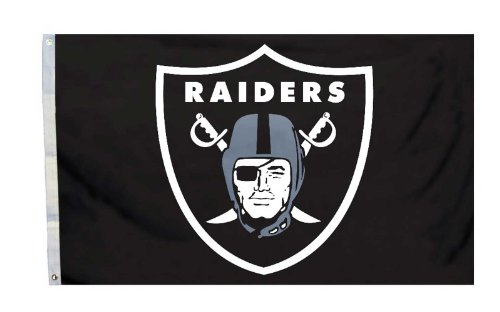 Fremont Die NFL Flag with Grommets, Logo, 3 x 5-Foot (94904B)