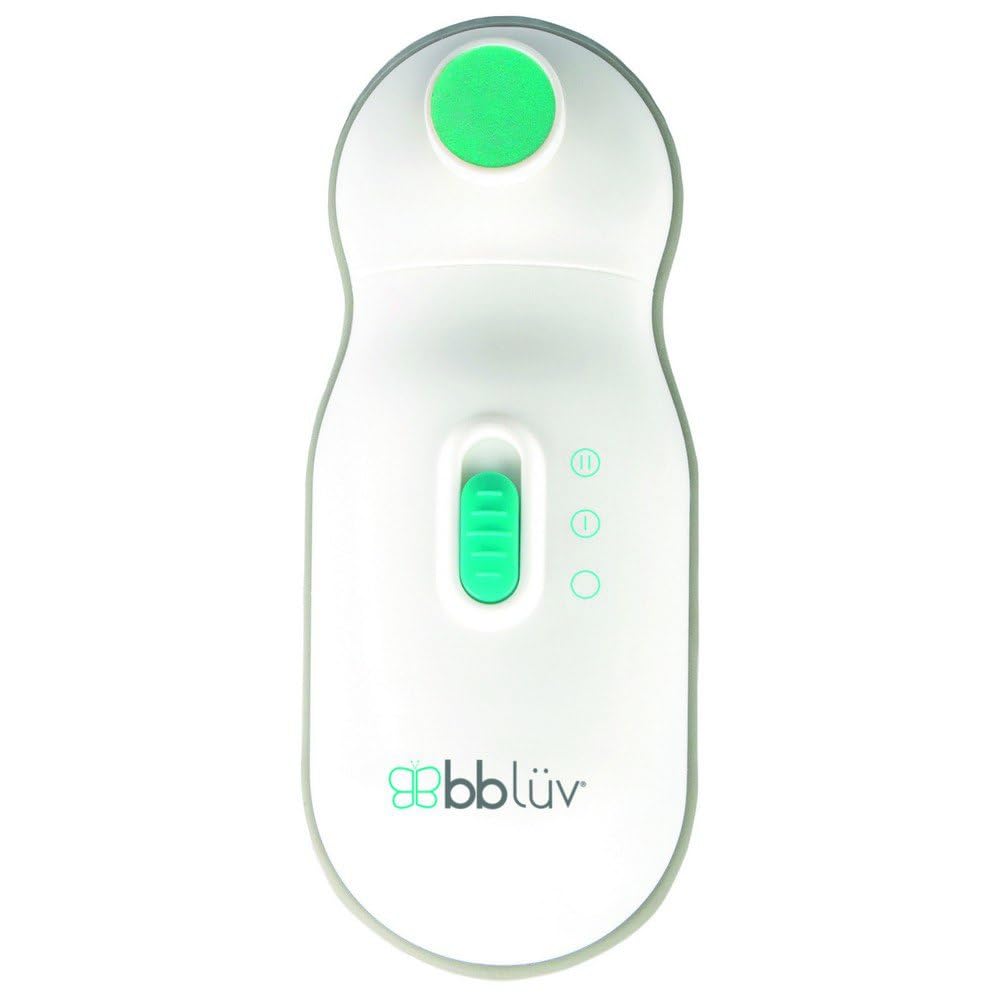 bblüv - Trimö - Coupe-ongles électrique pour nouveau-né et enfant (0 à 12 mois+) - 2 vitesses, coupe-ongles et ongles des pieds et des mains doux et silencieux - étui de transport inclus