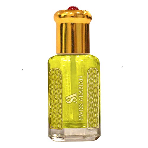 SWISSARABIAN Zain 12mL | Artisanal Hand Crafted Perfume Oil Fragrance for Women and for Men | Traditional Attar Style Cologne | by Perfumer Oud | Gift/Party Favor | Body Oil