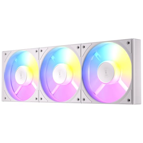 Antec Connect 120 ARGB C120 ventiladores blancos de tres unidades para enfriar ordenador
