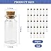 Imagen de Kleemeiero 33PZS Mini Botella Cristal Pequeña 3ML Frascos con Tapa de Corcho Botes Herméticos de Vidrio con Tapones para Decoración Manualidades Regalos