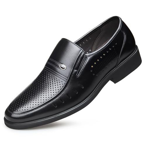Men's Oxfords Dress Shoes Classic Slip-On Modern Formal Leather Shoes Casual Loafers Business Work Office Dress Shoes