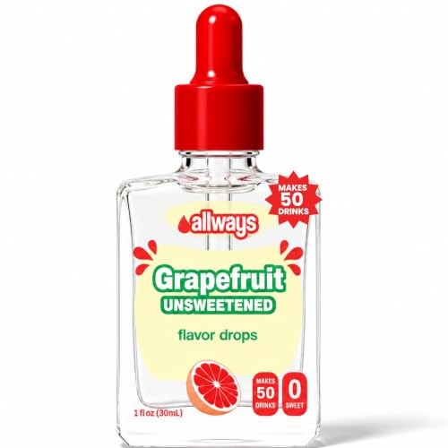 Allways Drops Unsweetened Grapefruit Water Enhancer | 50 Servings