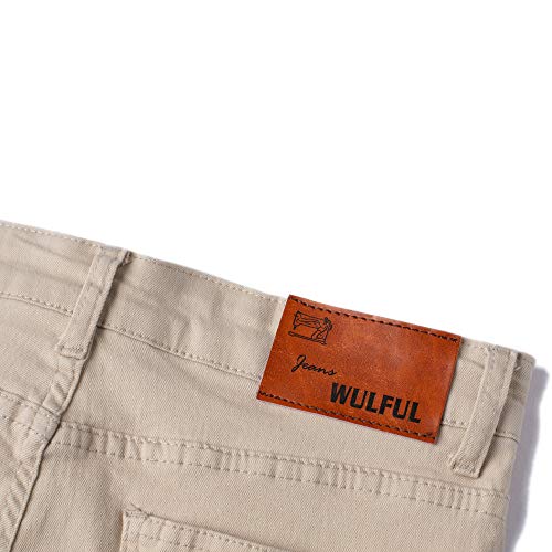 WULFUL Men's Slim Fit Skinny Stretch Comfy Denim Jeans Pants