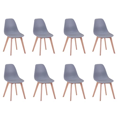 Grandca Home Nordica Silla De Comedor Pack 8 Sillas Comedor Madera Moderna Para Oficina Cocina Gris-8 Sillas Grandca Home Nordica Silla De Comedor Pack 8 Sillas Comedor Madera Moderna Para Oficina Cocina Gris-8 Sillas