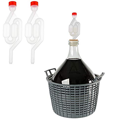 6 pièces Bonde de Fermentation, Soupape D'échappement De Fermentation, Bubbler Home Kit de Brassage de vin Fermentation Airlock barboteur pour Fermentation - Image 6