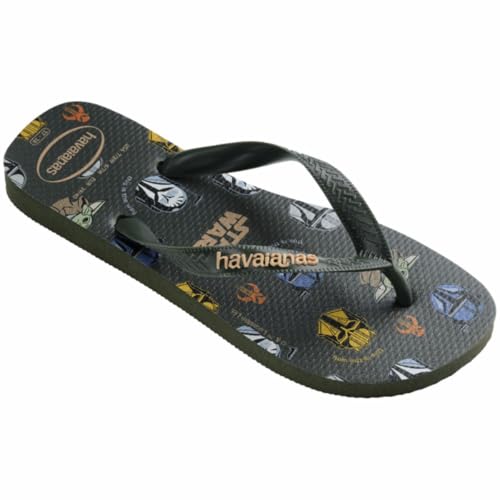 Chinelo Havaianas Top Star Wars Unissex (Verde Olive, BR, Adulto, Faixa Numérico, M, 41, 42)