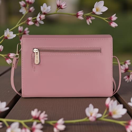 Image of ALSU Women's Sling Bag | Cross body bag| Side bag| Credit car slots| zipper pockets| detachable straps| adjustable straps| daily use| phone pockets