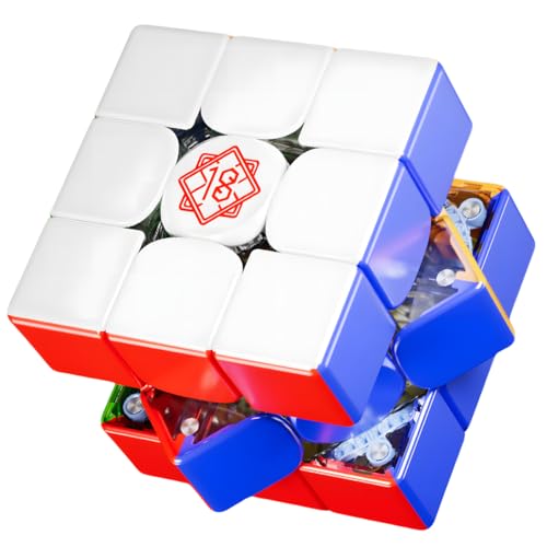 Bukefuno MoYu Super weilong v2 18th Anniversary Version 3x3 Magnetic Cube Speed Stickerless Magic Cube Puzzle 3x3x3 Toys(18th Anniversary Edition)