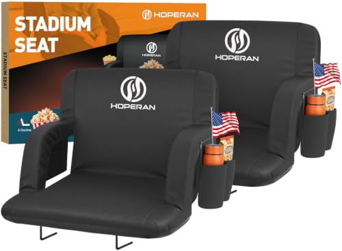 HOPERAN 23 inch 2-Pack Stadium Seats