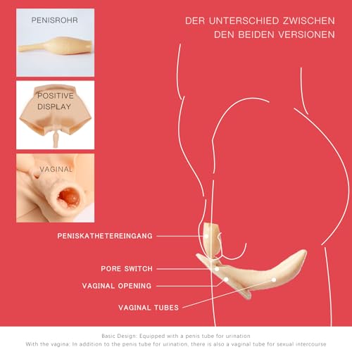 Silicone Hip Enhancer Pants for Crossdressers,Crossdressing Hiding Gaff Panty, Transgender Dragqueen Cosplay2