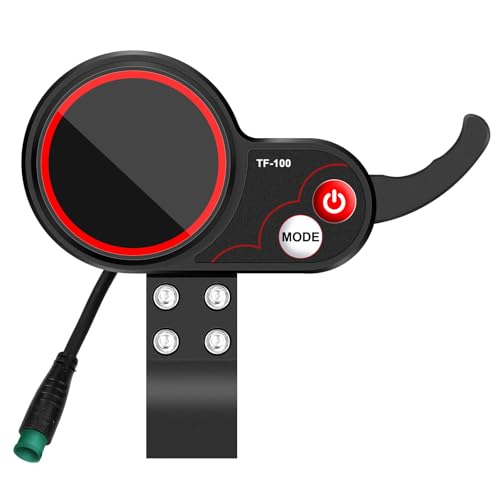 Electric Scooter Display Screen, 5 Pin LCD Dashboard Display Screen Electric Scooter Controller Instrument Display Scooter Dashboard Display Screen