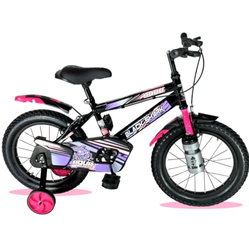 Image of BLACK SHARK Aqua Bikes for Kids Bike Brake | Bicycle for Boys & Girls | Frame | 90% Pre-Assembled |
