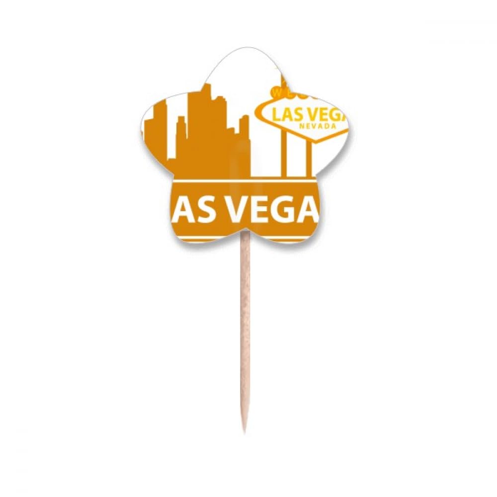 Cure-dents en forme d'étoile Las Vegas pour vos soirées américaines et apéritifs