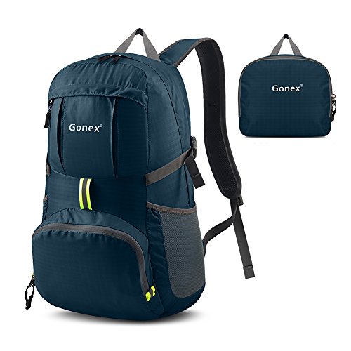 Gonex - Mochila Plegable (35 L), Azul Marino