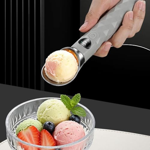 Cuchara medidora con pantalla LED portátil para control de porciones de comida 3