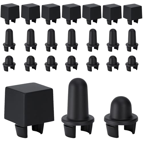 Adnee 24 Pcs Soil Block Maker Seed Pins, 3 Types Soil Blocker Seed Hole Maker, Seed Plug Maker Fit for Mini 4 Mini 5 Long-Handle Soil Blockers, Seed Pin Only