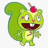 Nutty Happy Tree Friends Friends Sticker Bumper Sticker Vinyl Decal 5