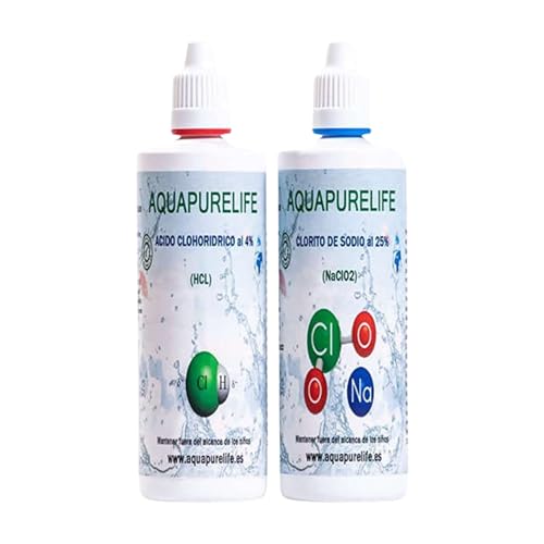 25 % Natriumchlorit und 4 % HCL-Aktivator für die Herstellung von Chlordioxid, 250 ml pro Packung, Produkt, das nicht für den direkten menschlichen Verzehr geeignet ist, enthält Messbecher.