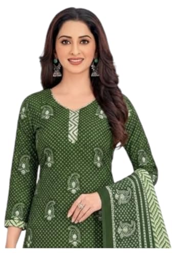 Image of Yashika Unstiched Crepe dress materials | Crepe Salwar Suit for women with dupatta | suit material for women unstitched