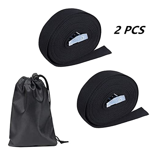 Correa de Carga 2.5cm x 4m Correa de Amarre 2 Cinchas de Sujeción Tensoras Correas Correa Trinquete Cintas Tensoras Correas...