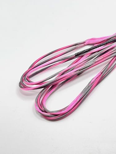 Genesis String & Cable Replacement Bowstring Set - Light Pink & Silver