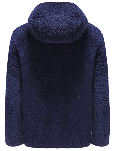 Image of Boys Girls Soft Fleece Sherpa Full-zip Jacket