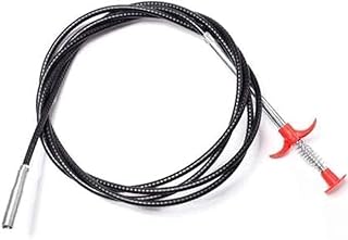 HGEMH Stainless Steel Drain Pipe Cleaning Spring Stick,Hair Catching Pipe Cleaning Claw Wire,Sink Stick Sewer Sink Tub Dredge Remover,Spring Drain Basin Cleaner Tool(160 Cm)-picture-30