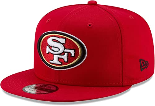 New Era NFL 9FIFTY Adjustable mens Snapback Hat Cap One Size Fits All (San Francisco 49ers)