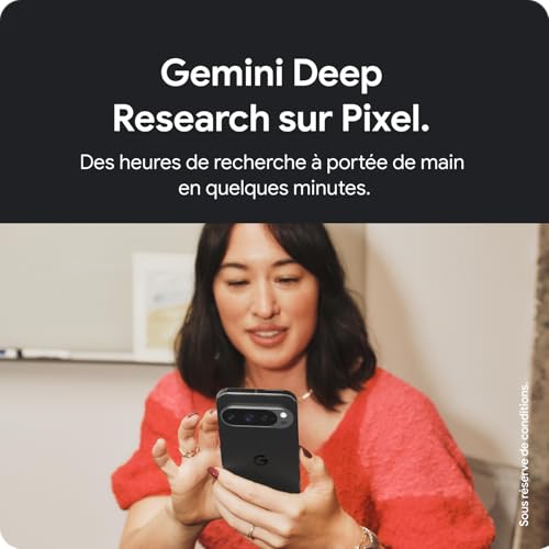 Google Pixel 9 Pro – Smartphone Android débloqué avec Gemini, Triple Appareil Photo arrière, 24 Heures d'autonomie et écran Super Actua 6,3 Pouces – Quartz Rose, 128GB – Image 4