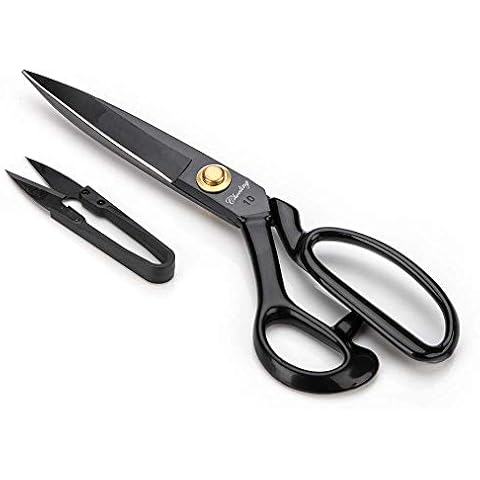 Left-Handed Dressmaking Scissors by Chooling - Dressmaker Fabric Shears Stainless Steel - Tailor's Scissors for Cutting Fabric, Leather CL-028-L-B Cover