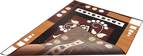 Image of TOP Selling Design with Multiple Choice 120X150 CM(4X5 FEET) Brown Multi
