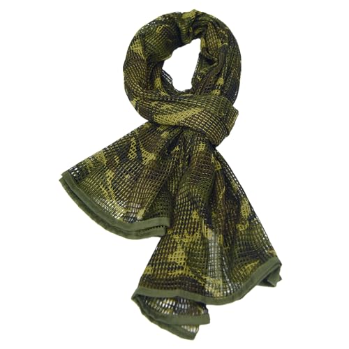 LOOGU Desert Netting écharpe tactique Miliary Camo foulards en maille pour hommes et femmes Wraps
