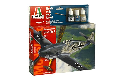 Italeri 71053 - Model Set: Bf-109 F modellismo aerei Model Kit Scala 1:72