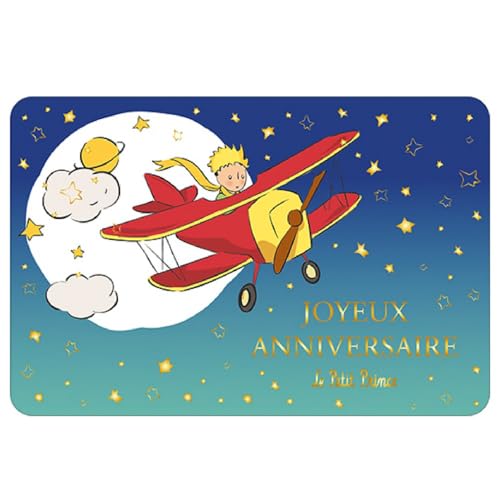 KIUB Cartolina Le Petit Prince, Buon Compleanno C (15x10cm)