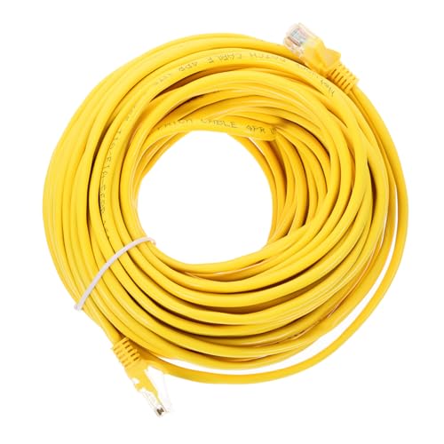 HOMSFOU 20m 5e Ethernet Cable Gigabit Cord Internet Cord Crystal Head for Home Office