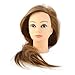 ERYUE Mannequin Head Practice Manikin Cosmetology Doll Hairstyling Training Head with Fluffy High Temperature Fiber for Beauty Teachers, Students, and Professionals
