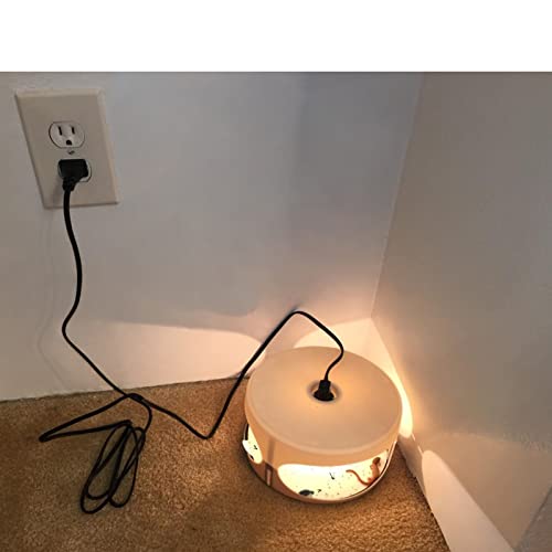 Flea Trap, Indoor Sticky Dome Flea Trap With 2 Glue Discs Odorless Non-Toxic Natural Flea Killer Trap Pad Bed Bug Trap Light Bulb Pest Control For Home House Inside, Safe For Children Pet Dog Cat #TOP6