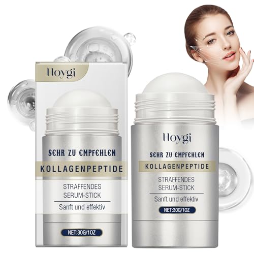 Suero reafirmante con péptidos de colágeno en barra, crema antiarrugas para rostro y cuello...