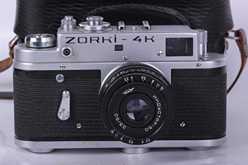 ZORKI-4K Film Camera With Lens INDUSTAR 50mm/3.5 Lens Vintage USSR ZORKI-4K Film Camera With Lens INDUSTAR 50mm/3.5 Lens Vintage USSR