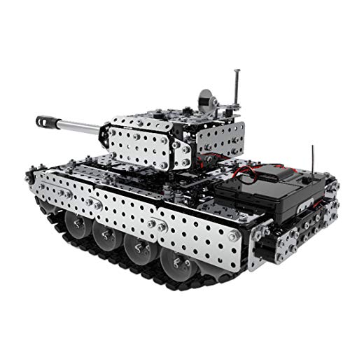 12che Panzer Spielzeug Set, 952 Stücke 1:16 Metall Panzer Ferngesteuert, Panzer Modellbausatz für Kinder und Erwachsene – Bild 8