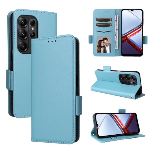Rfvzubemok Compatible with Tecno Camon 50 Pro Flip Kickstand Magnetic Snap-Closure Card Slot Phone Case TL