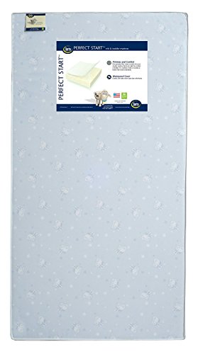 Serta Perfect Start Fiber Core Crib and Toddler Mattress | Waterproof | GREENGUARD