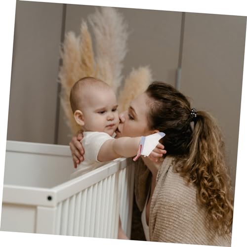 2 Pairs Thumb Sucking Stop Gloves for Infants Finger Sucking Corrector Mittens Soft Cotton Protector for Baby Boys and Girls Suitable for Sleep and Play4