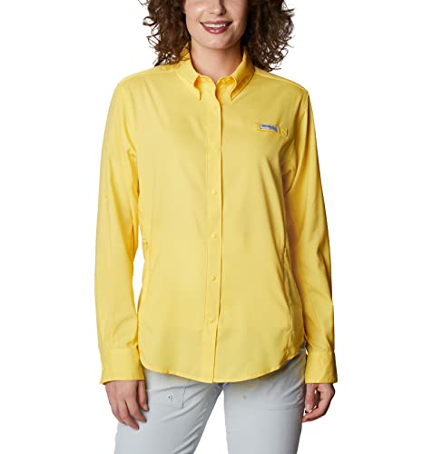 Columbia Women's Tamiami II UPF 40 Long Sleeve Fishing Shirt, Sun Glow,...