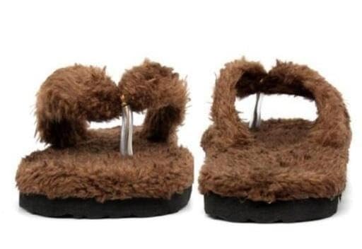 Thick Sole Furry Sliders for Winter Home Comfort with Soft Plush Feel and Non Slip Base-image-16