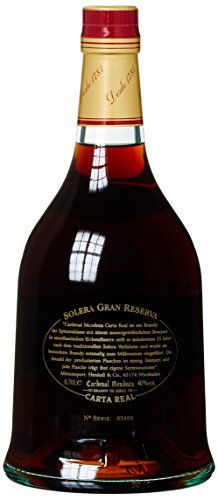 Cardenal Mendoza Carta Real Solera Gran Reserva, Brandy de Jerez (1 x 0.7l) 40% vol, 25 Jahre im Solera-System gereift… - Image 4