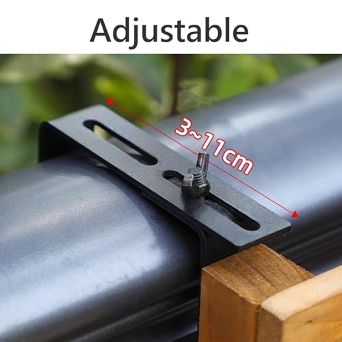 Table pliante murale d'extérieur pour balcon étroit structure réglable 90cm