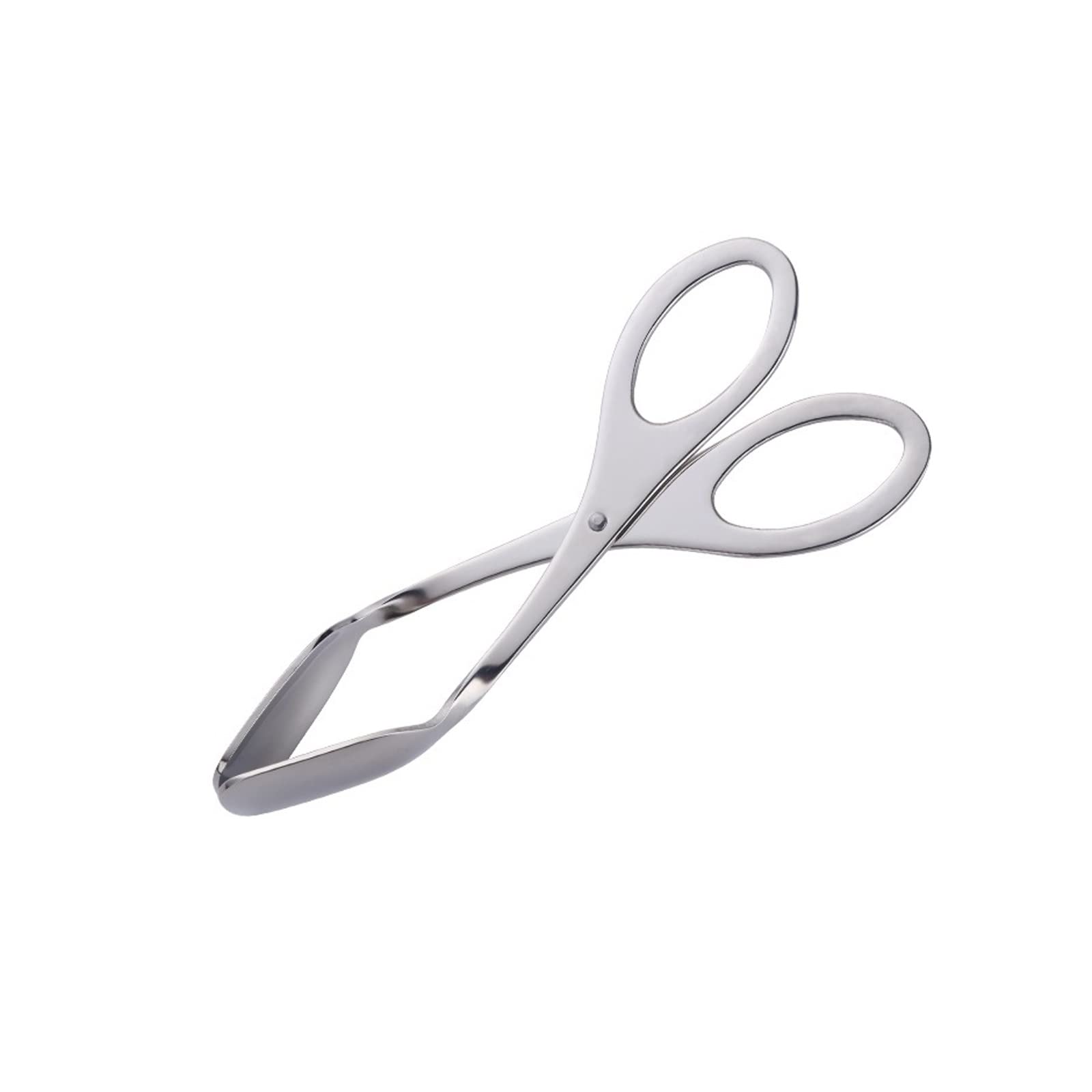 Pinzas de Cocina Pinza para Alimentos Pinza para Pan de Acero Inoxidable Herramienta para Servir Ensalada de Huevos Pinza para repostería Utensilios de Cocina para Barbacoa de autoservicio (A)